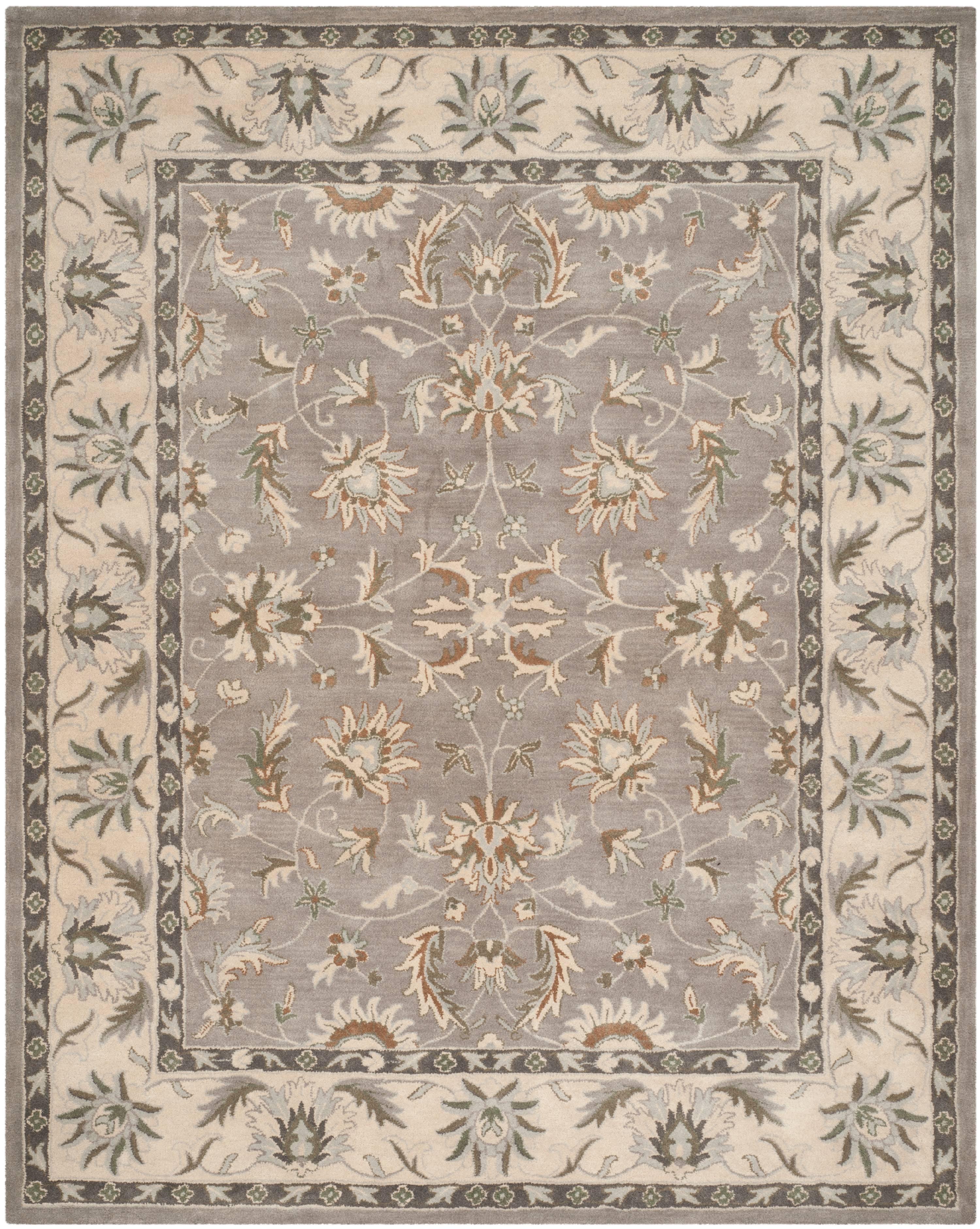 SAFAVIEH Heritage Anrai Oriental Wool Area Rug, Grey/Beige, 9'6" x 13'6"