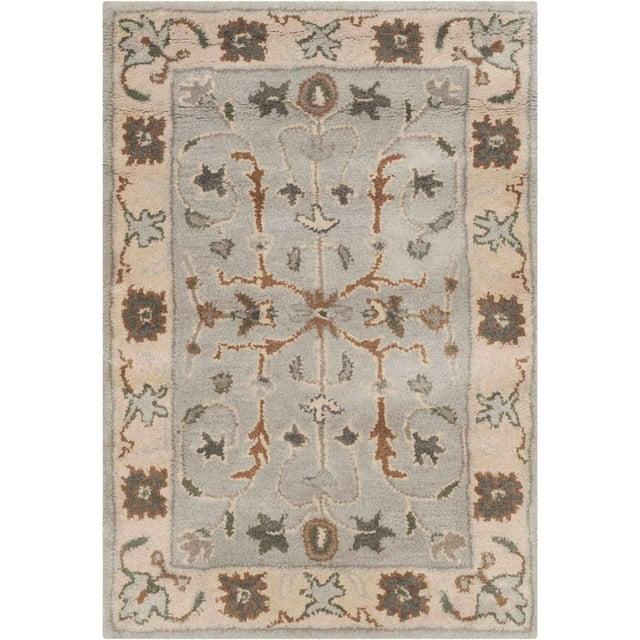 Heritage HG864 Handmade Accent Rug - 2'x3' - Green/Beige - Safavieh
