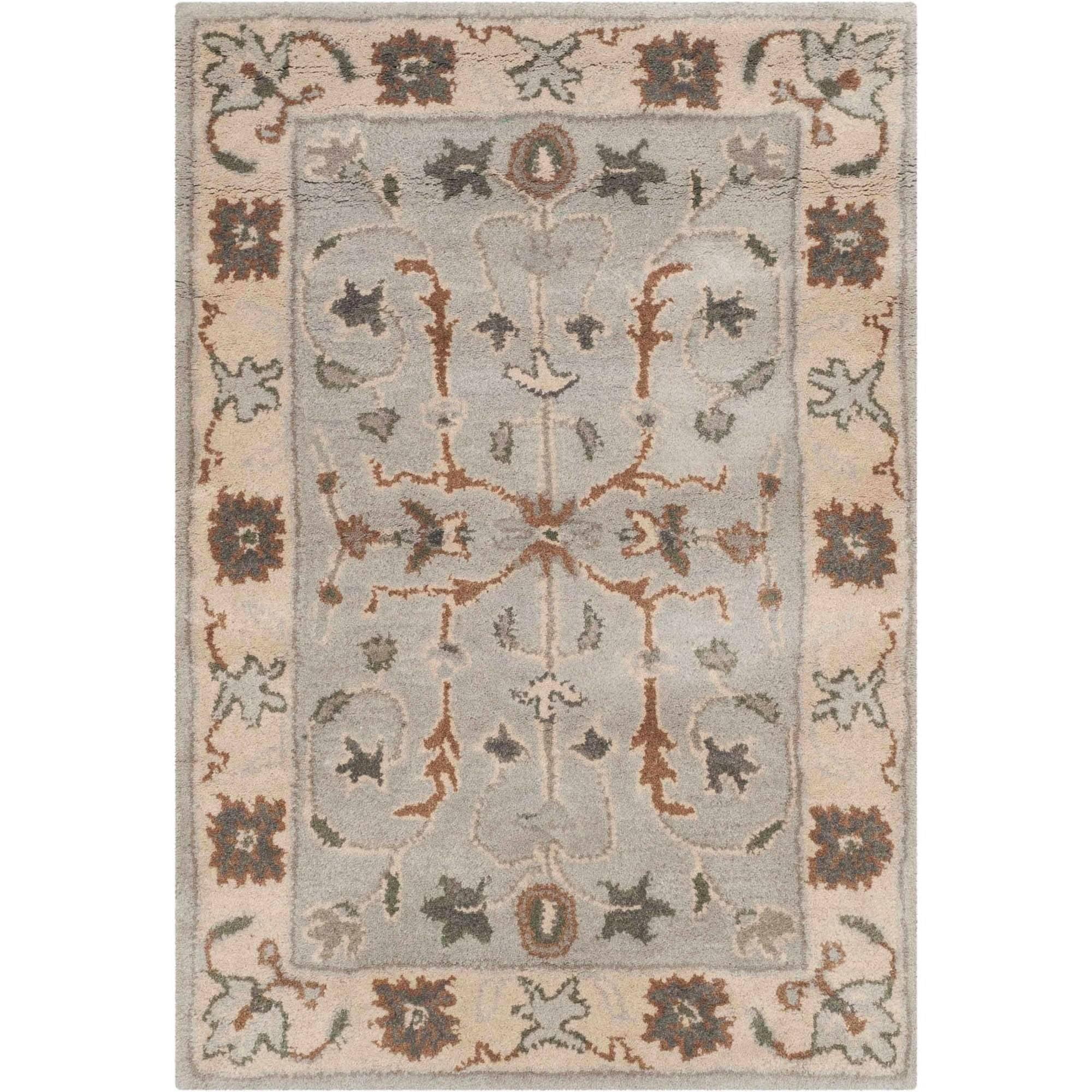 Heritage HG864 Handmade Accent Rug - 2'x3' - Green/Beige - Safavieh