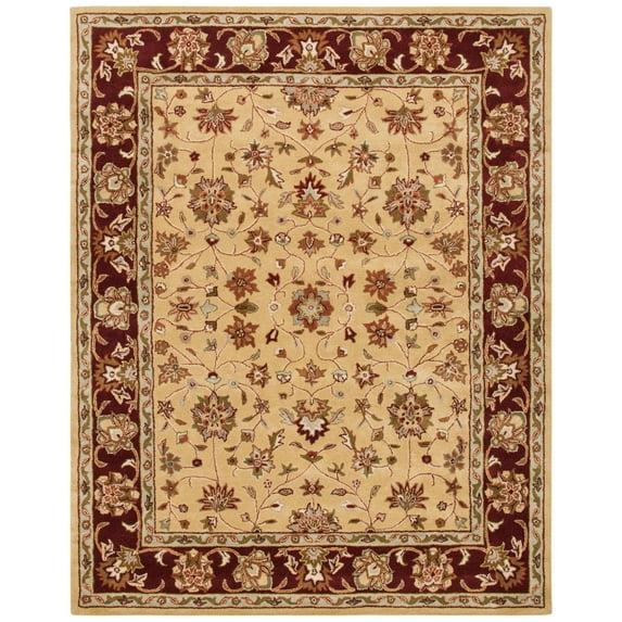 Heritage HG965 Handmade Accent Rug - 2'x3' - Ivory/Red - Safavieh