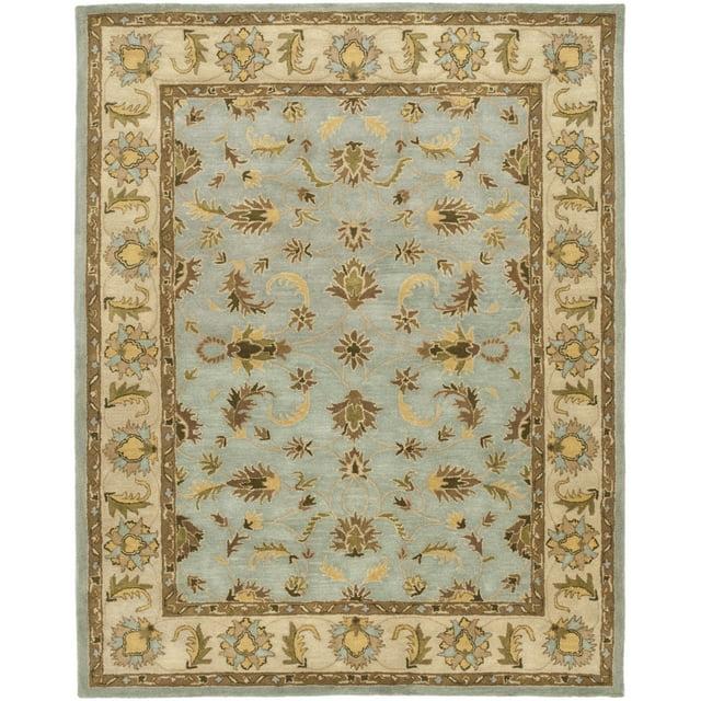 Heritage HG913 Hand Tufted Area Rug - Light Blue/Beige - 8'9"x11'9" - Safavieh.
