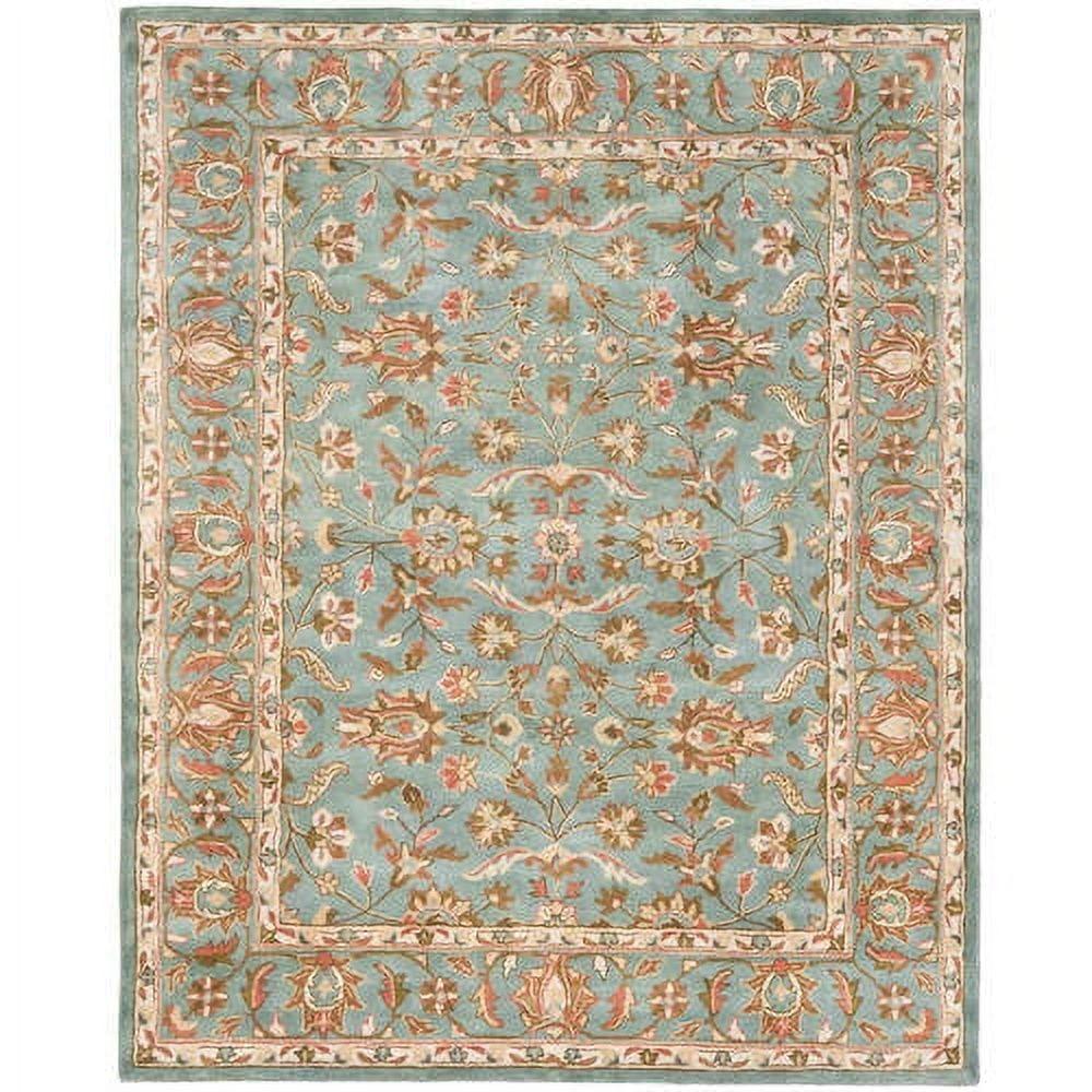 Heritage Blue Hand-Tufted Wool 4' Round Area Rug