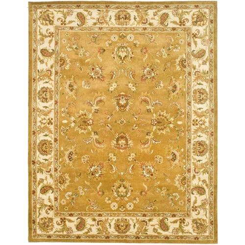 Heritage HG816 Handmade Accent Rug - 2'3"x4' - Mocha/Ivory - Safavieh