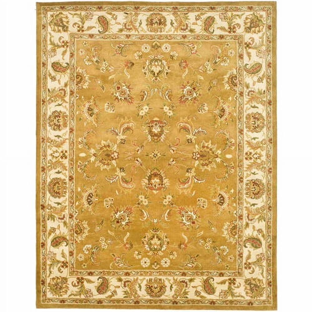 Heritage HG816 Handmade Accent Rug - 2'3"x4' - Mocha/Ivory - Safavieh