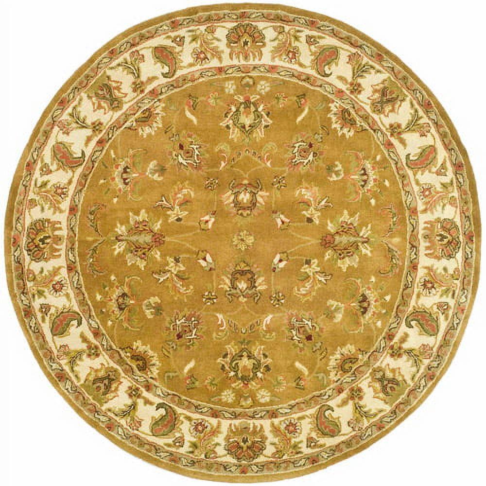 Heritage HG816 Hand Tufted Area Rug - Mocha/Ivory - 6'x9' - Safavieh.