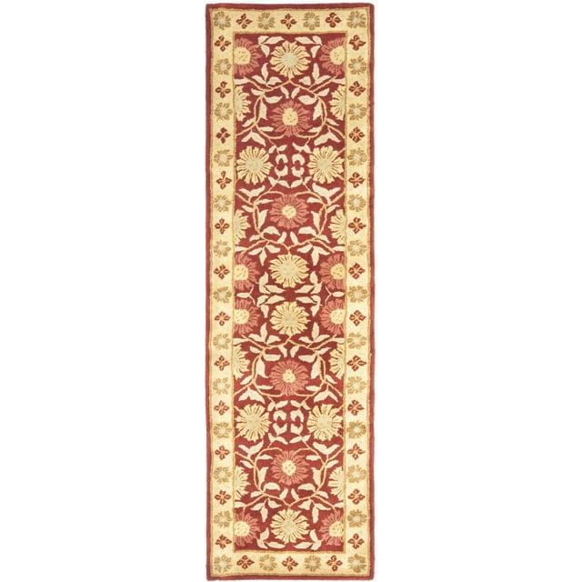 Heritage HG970 Handmade Area Rug - 5'x8' - Red/Beige - Safavieh