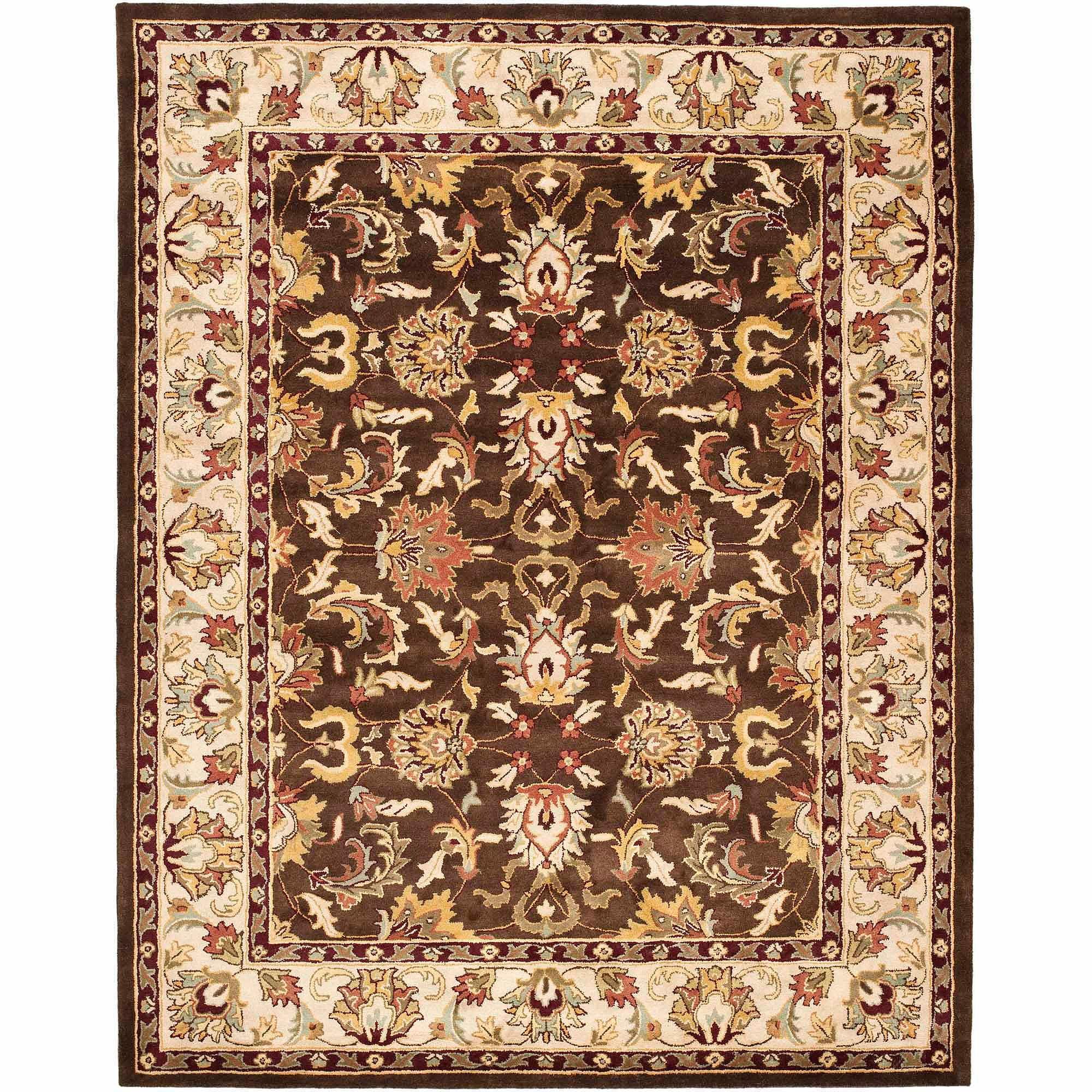 Heritage HG818 Handmade Area Rug - 5'x8' - Brown/Beige - Safavieh