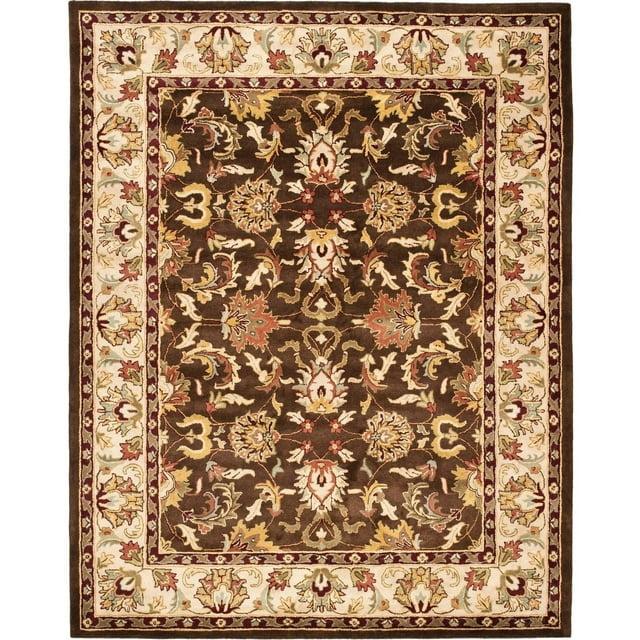 Heritage HG818 Hand Tufted Area Rug - Brown/Beige - 8'9"x11'9" - Safavieh.