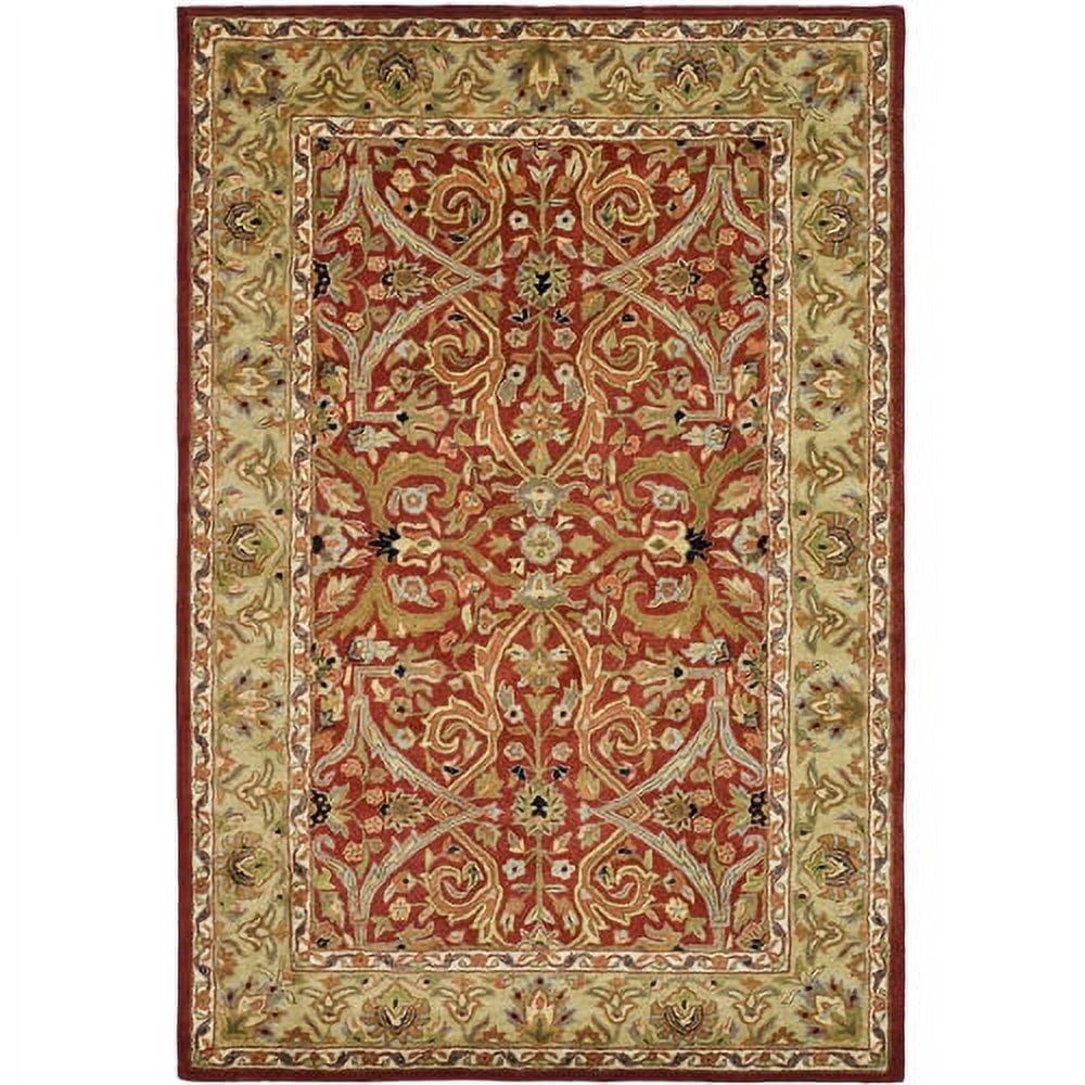 Heritage HG644 Handmade Accent Rug - 3'x5' - Red/Gold - Safavieh