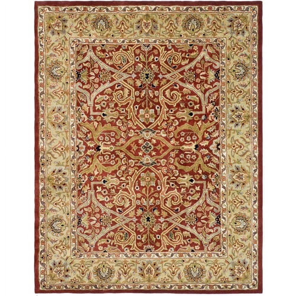 Heritage HG644 Handmade Area Rug - 6'x9' - Red/Gold - Safavieh