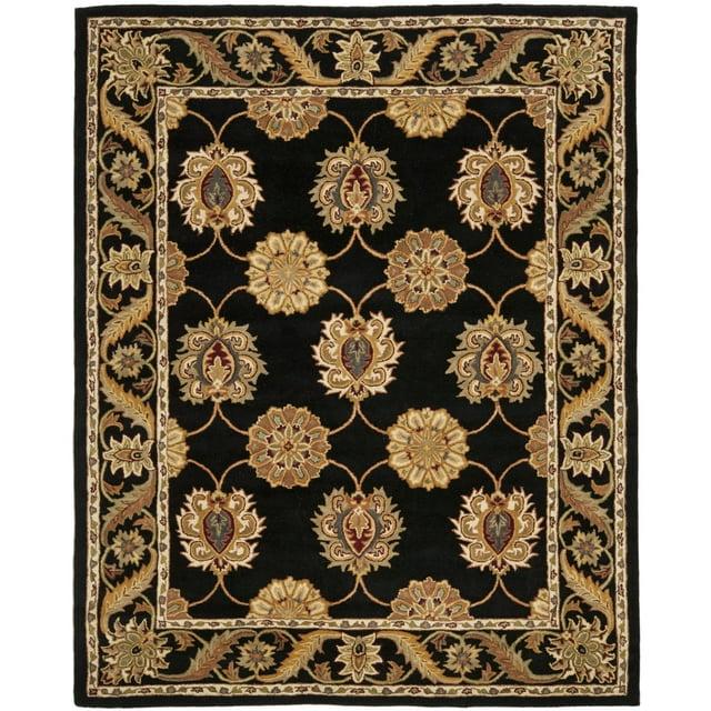 Heritage HG314 Handmade Runner Rug - 2'3"x20' - Black - Safavieh