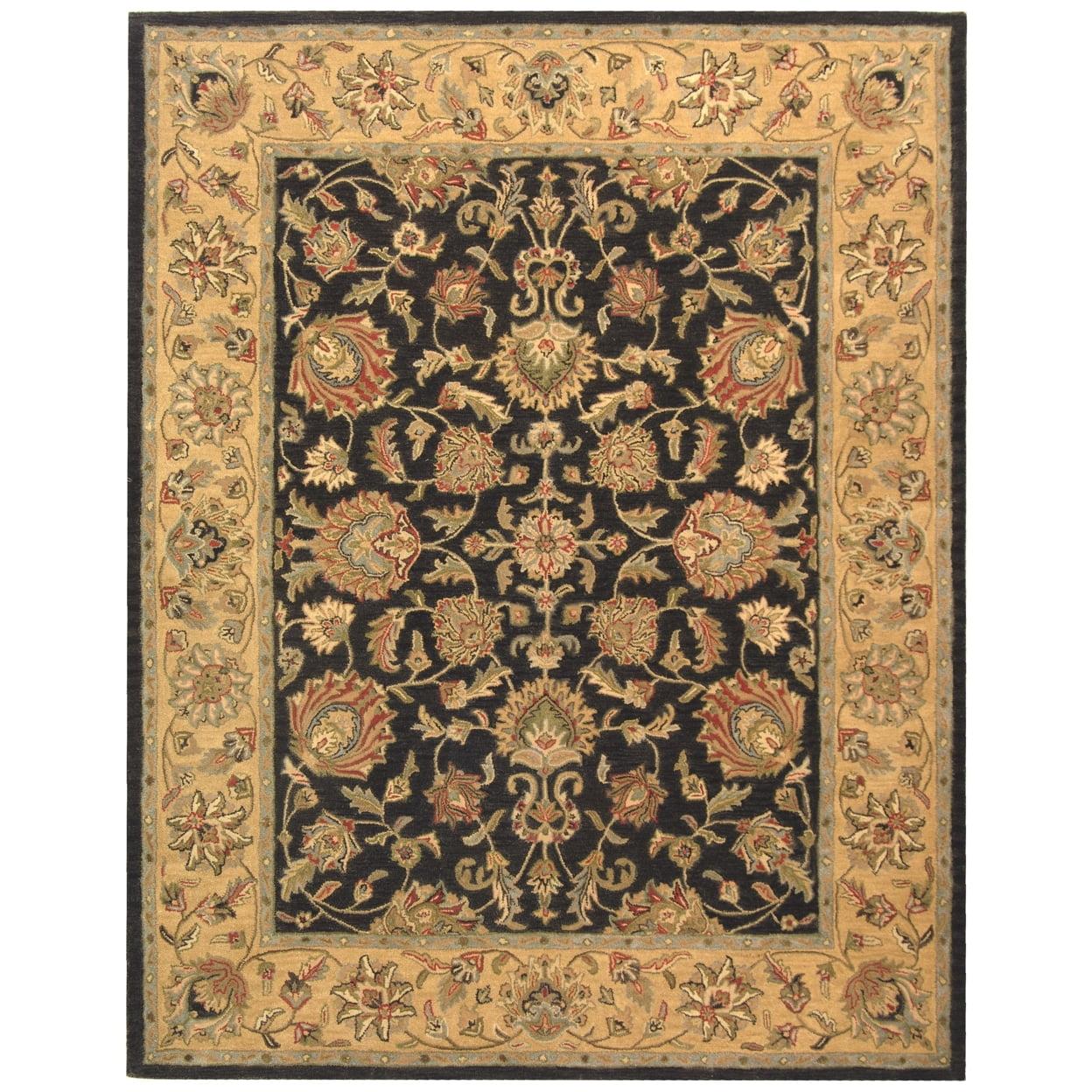 Ivory Elegance Hand-Tufted Wool Round Area Rug