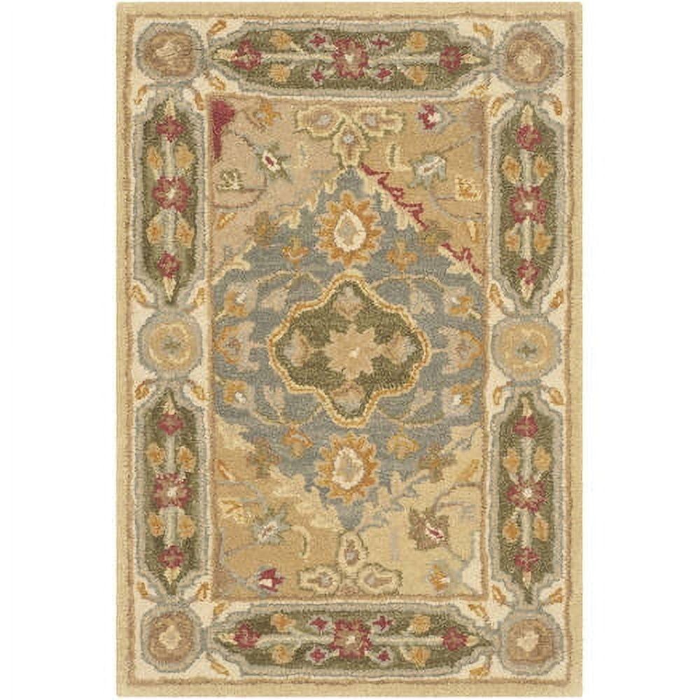 SAFAVIEH Heritage Regius Traditional Wool Area Rug, Multi/Ivory, 9'6" x 13'6"