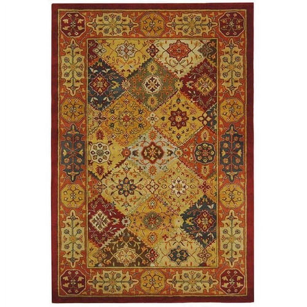SAFAVIEH Heritage Regius Traditional Wool Runner Rug, Multi, 5' x 12'