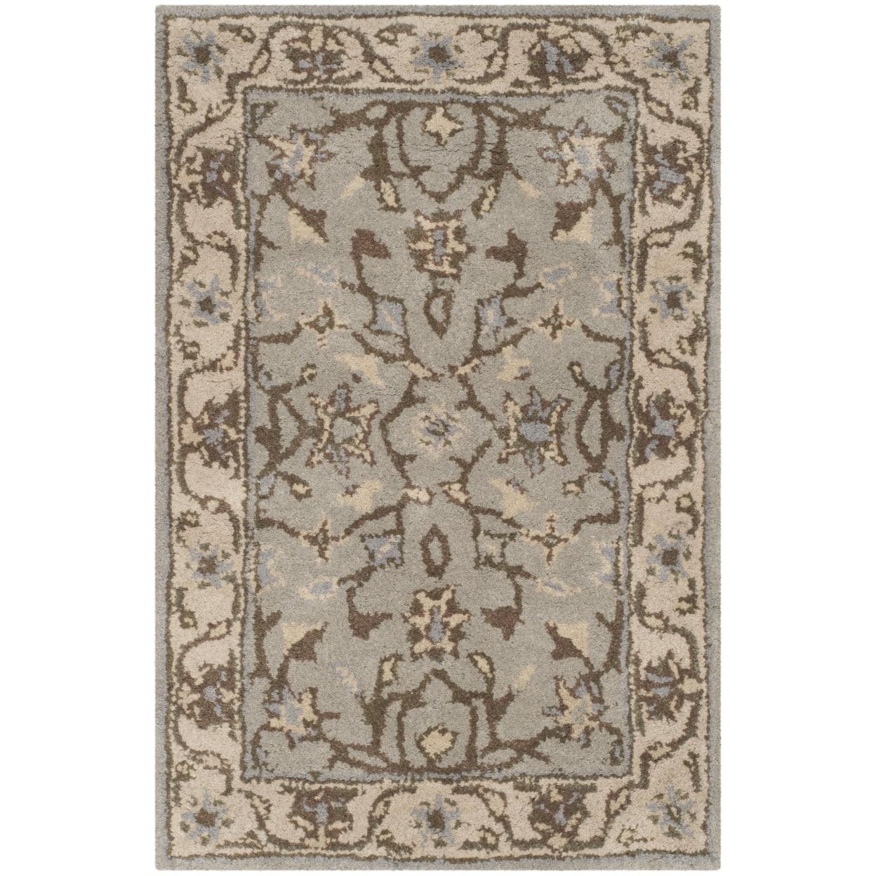 Heritage HG862 Handmade Accent Rug - 2'x3' - Beige/Grey - Safavieh