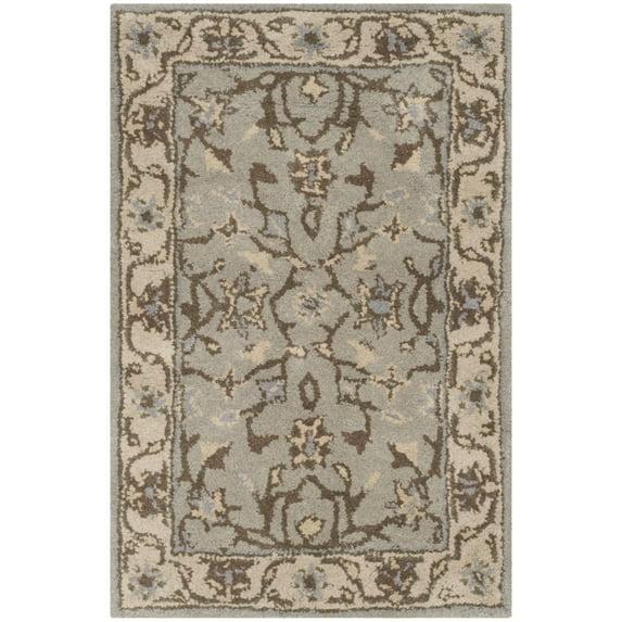 Heritage HG862 Handmade Accent Rug - 2'x3' - Beige/Grey - Safavieh