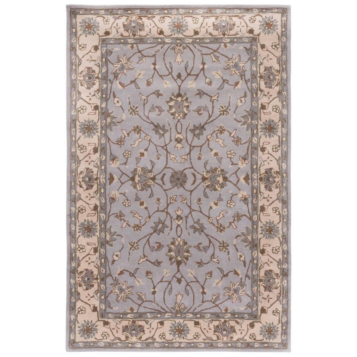 Heritage HG862 Hand Tufted Area Rug - Beige/Grey - 6'x9' - Safavieh.