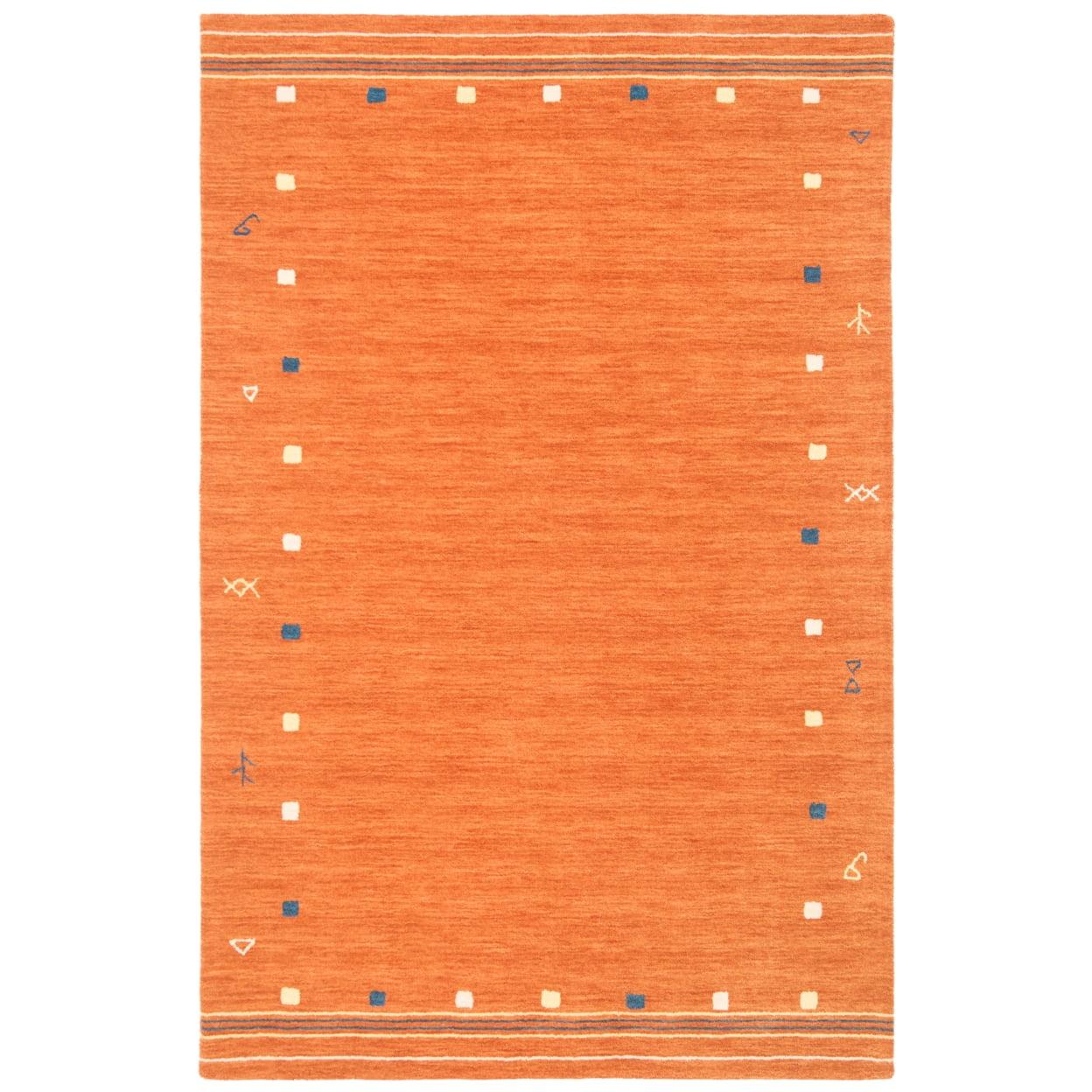 SAFAVIEH Heritage Seymour Traditional Wool Area Rug, Red/Natural, 10' x 14'