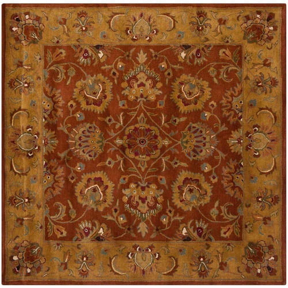 Heritage HG820 Handmade Accent Rug - 2'x3' - Red/Natural - Safavieh