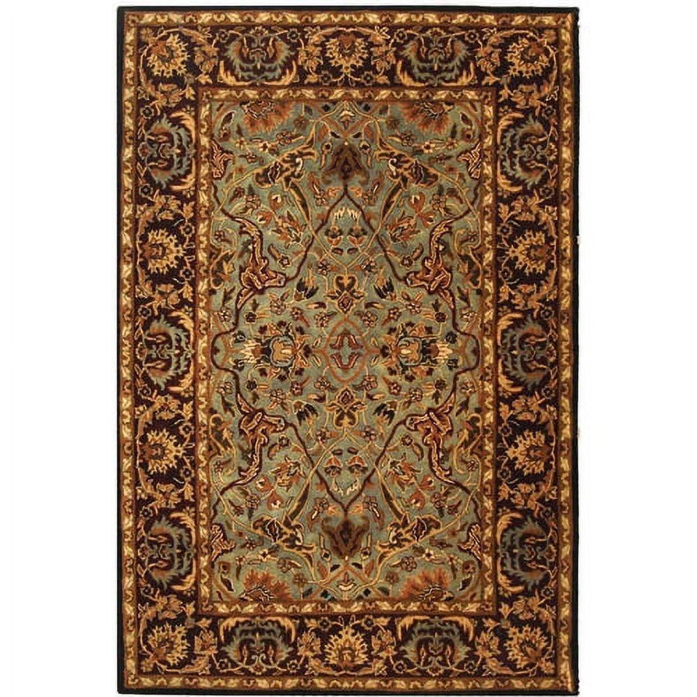 Heritage HG794 Hand Tufted Area Rug - Light Blue/Red - 6'x9' - Safavieh.