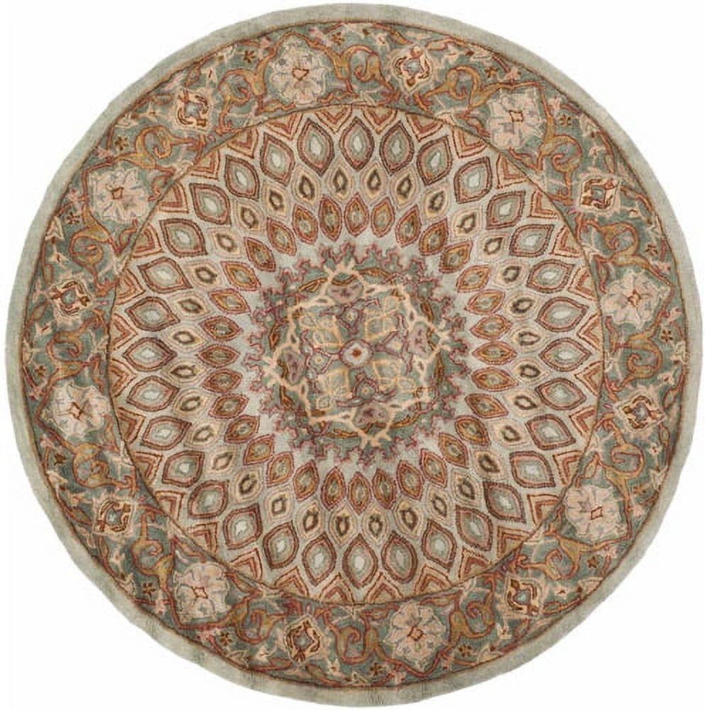 Heritage HG914 Hand Tufted Area Rug - Blue/Grey - 8'3"x11' - Safavieh.