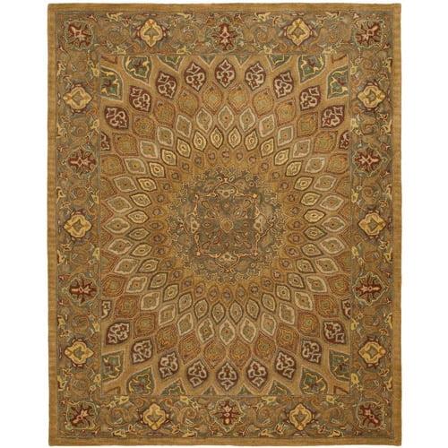 SAFAVIEH Heritage Shevon Oriental Area Rug, Light Brown/Grey, 9' x 12'