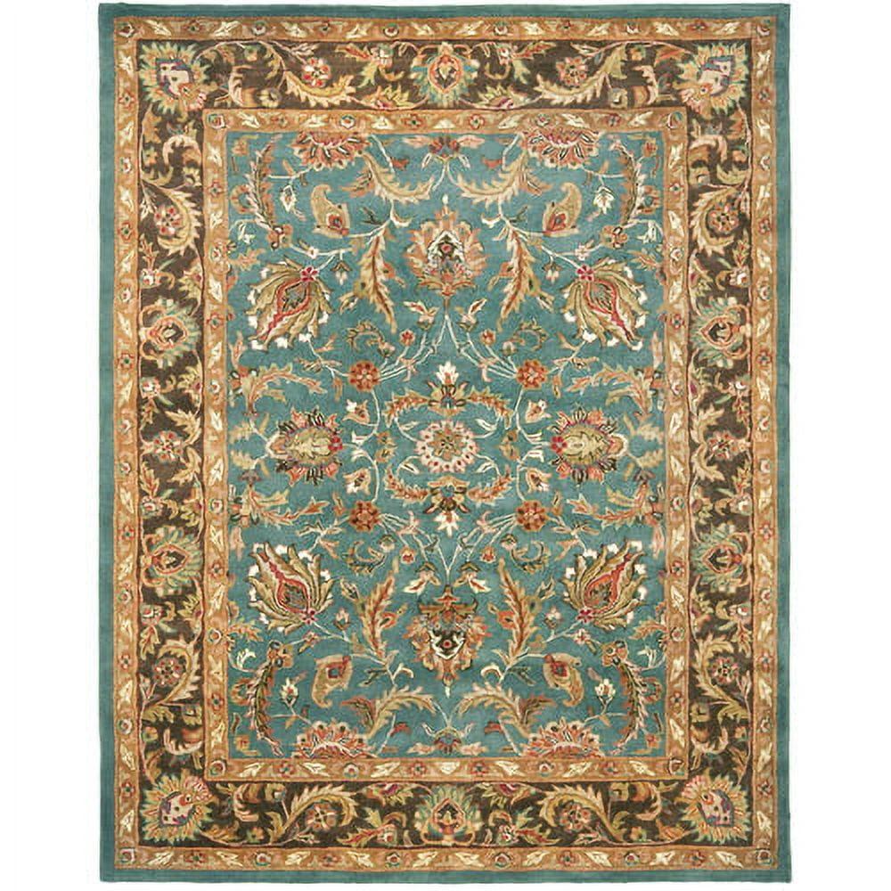 Heritage HG812 Handmade Accent Rug - 2'3"x4' - Blue/Brown - Safavieh