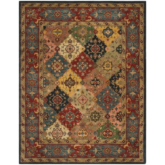 Heritage HG926 Hand Tufted Runner Rug - Red/Multi - 2'3"x6' - Safavieh.