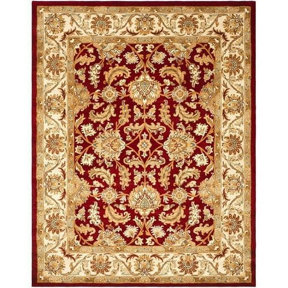 Heritage HG628 Hand Tufted Area Rug - Red/Ivory - 5'x8' - Safavieh.