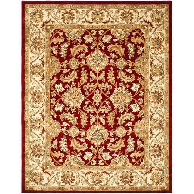 Heritage HG628 Hand Tufted Area Rug - Red/Ivory - 5'x8' - Safavieh.