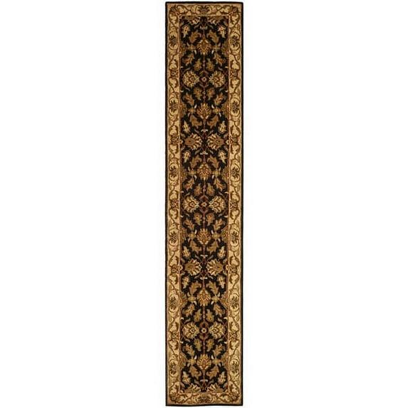 Heritage HG628 Hand Tufted Runner Rug - Black/Beige - 2'3"x10' - Safavieh.