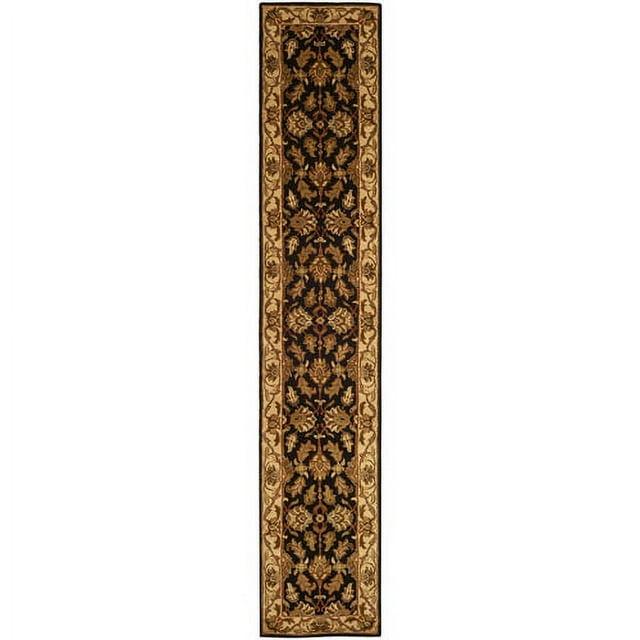 Heritage HG628 Hand Tufted Runner Rug - Black/Beige - 2'3"x10' - Safavieh.