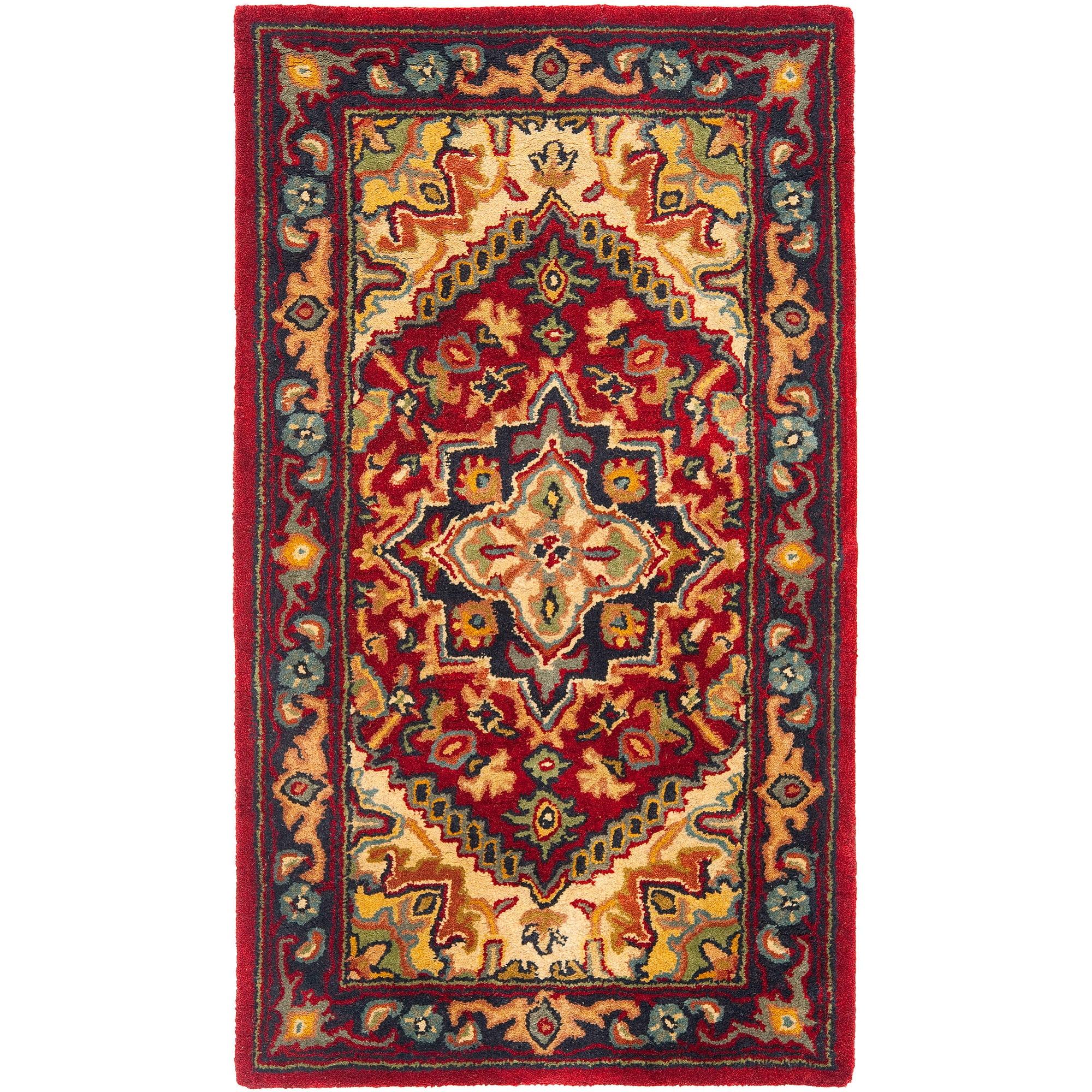 Heritage HG625 Handmade Accent Rug - 2'x3' - Red - Safavieh