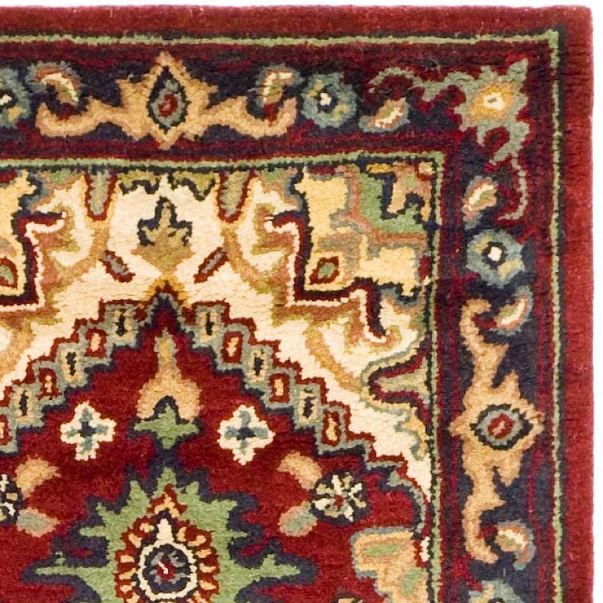 Heritage HG625 Handmade Runner Rug - 2'3"x8' - Red - Safavieh