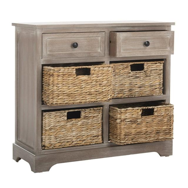 Herman Storage Unit - AMH5702 - White Wash - Safavieh Couture