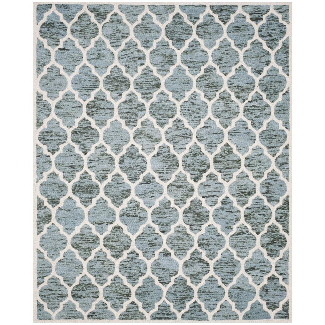 Himalaya HIM121 Handmade Accent Rug - 2'x3' - Turquoise/Ivory - Safavieh