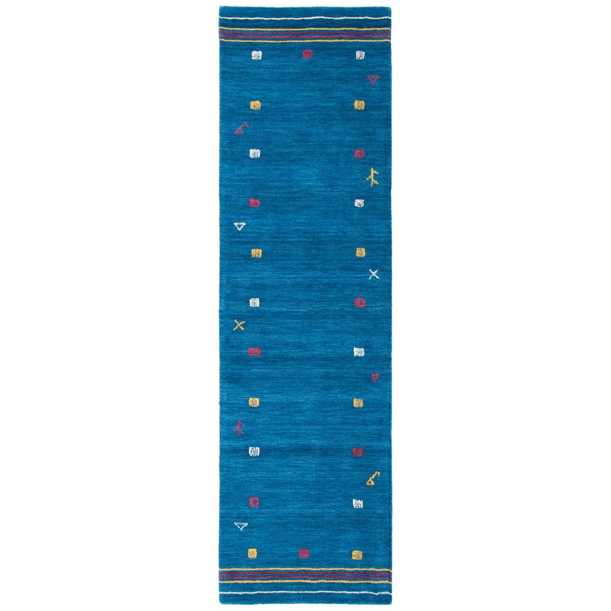 Himalaya HIM563 Handmade Runner Rug - 2'3"x8' - Blue - Safavieh