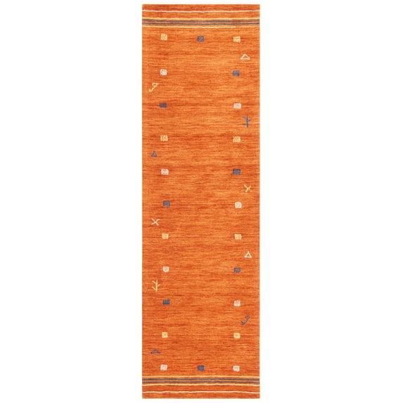 Himalaya HIM563 Handmade Area Rug - 6'x6' - Rust - Safavieh