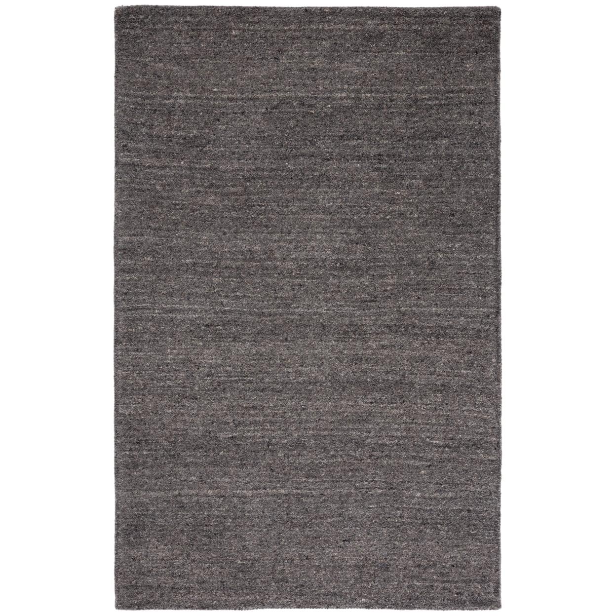 Avalon Hand-Tufted Wool Rectangular Rug in Heathered Gray - 8' x 10'