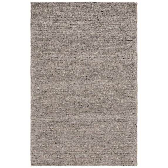 SAFAVIEH Himalaya Flanagan Solid Area Rug, Light Grey, 4' x 6'