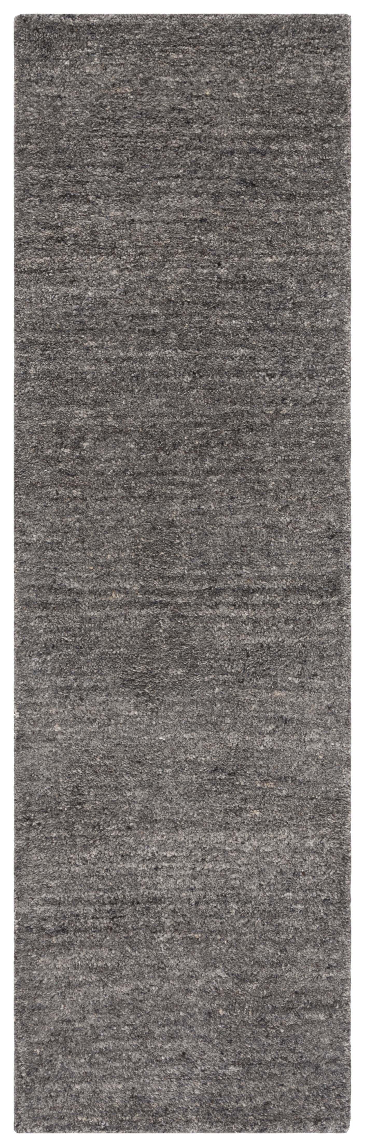SAFAVIEH Himalaya Flanagan Solid Runner Rug, Grey, 2'3" x 8'