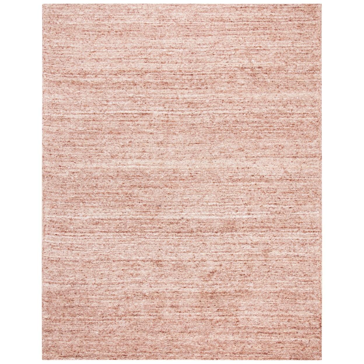 SAFAVIEH Himalaya Flanagan Solid Wool Area Rug, Fuchsia, 8' x 10'