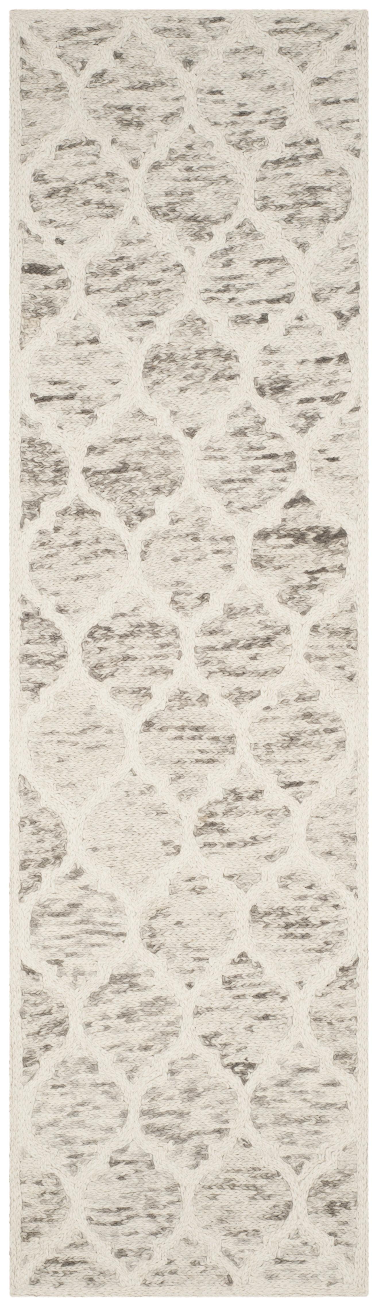 Himalaya HIM121 Hand Loomed Runner Rug - Grey/Ivory - 2'3"x8' - Safavieh.