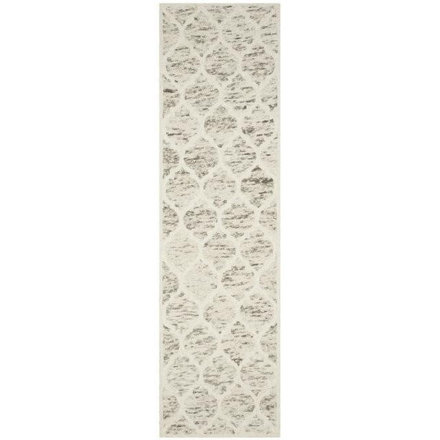 Himalaya HIM121 Hand Loomed Runner Rug - Grey/Ivory - 2'3"x8' - Safavieh.