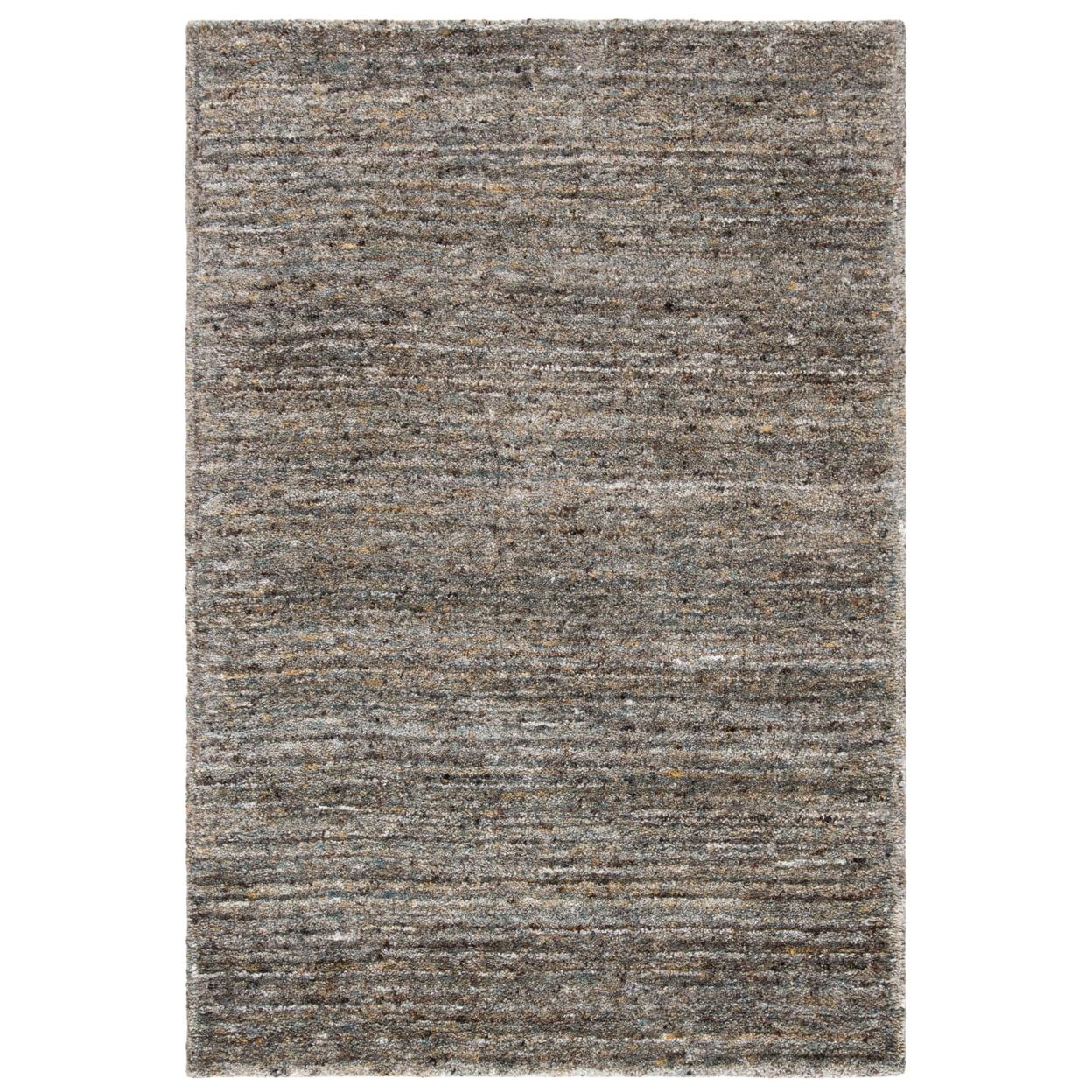 Himalaya HIM413 Handmade Area Rug - 4'x6' - Grey/Olive - Safavieh