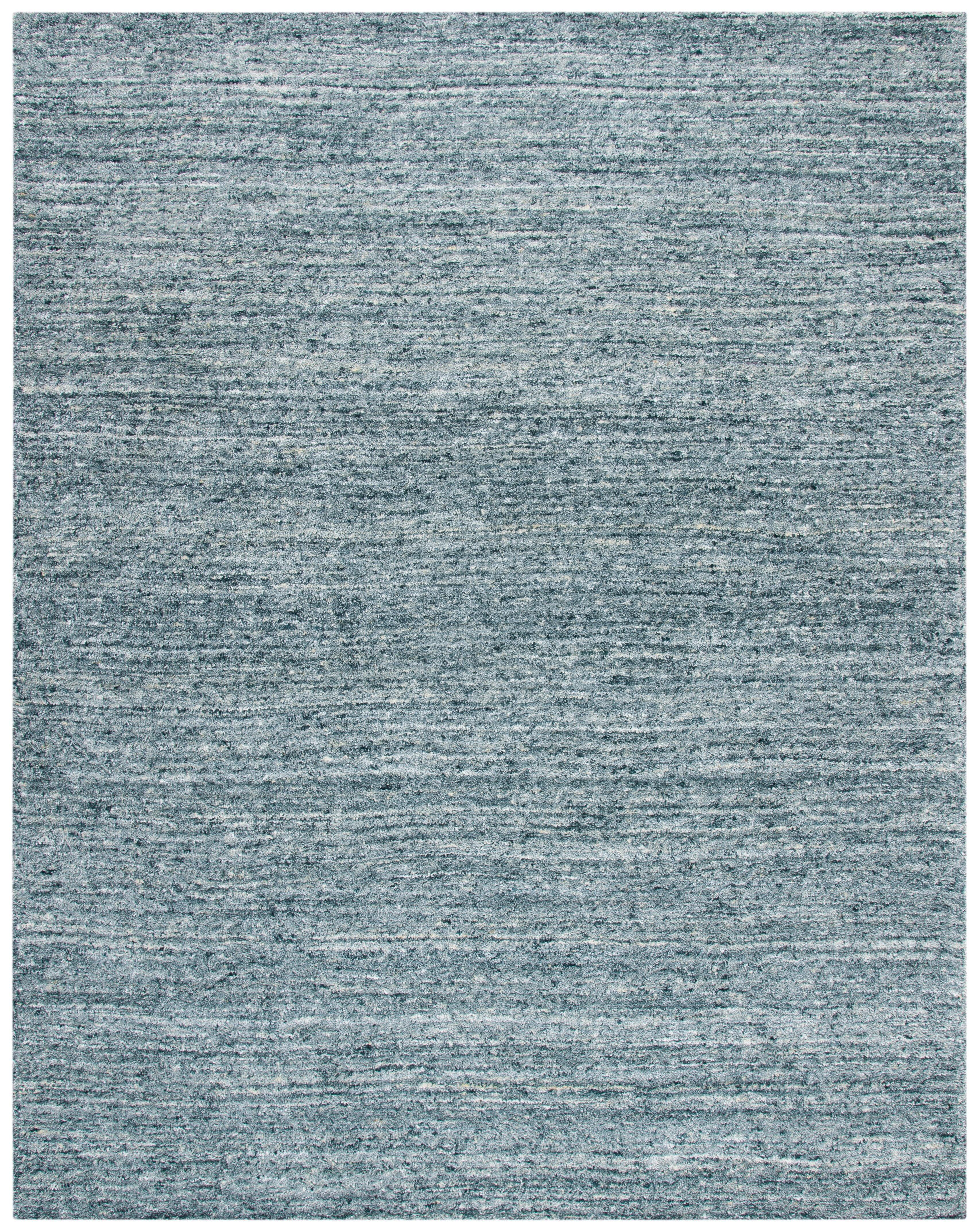 SAFAVIEH Himalaya Flanagan Solid Area Rug, Blue/Gold, 9' x 12'