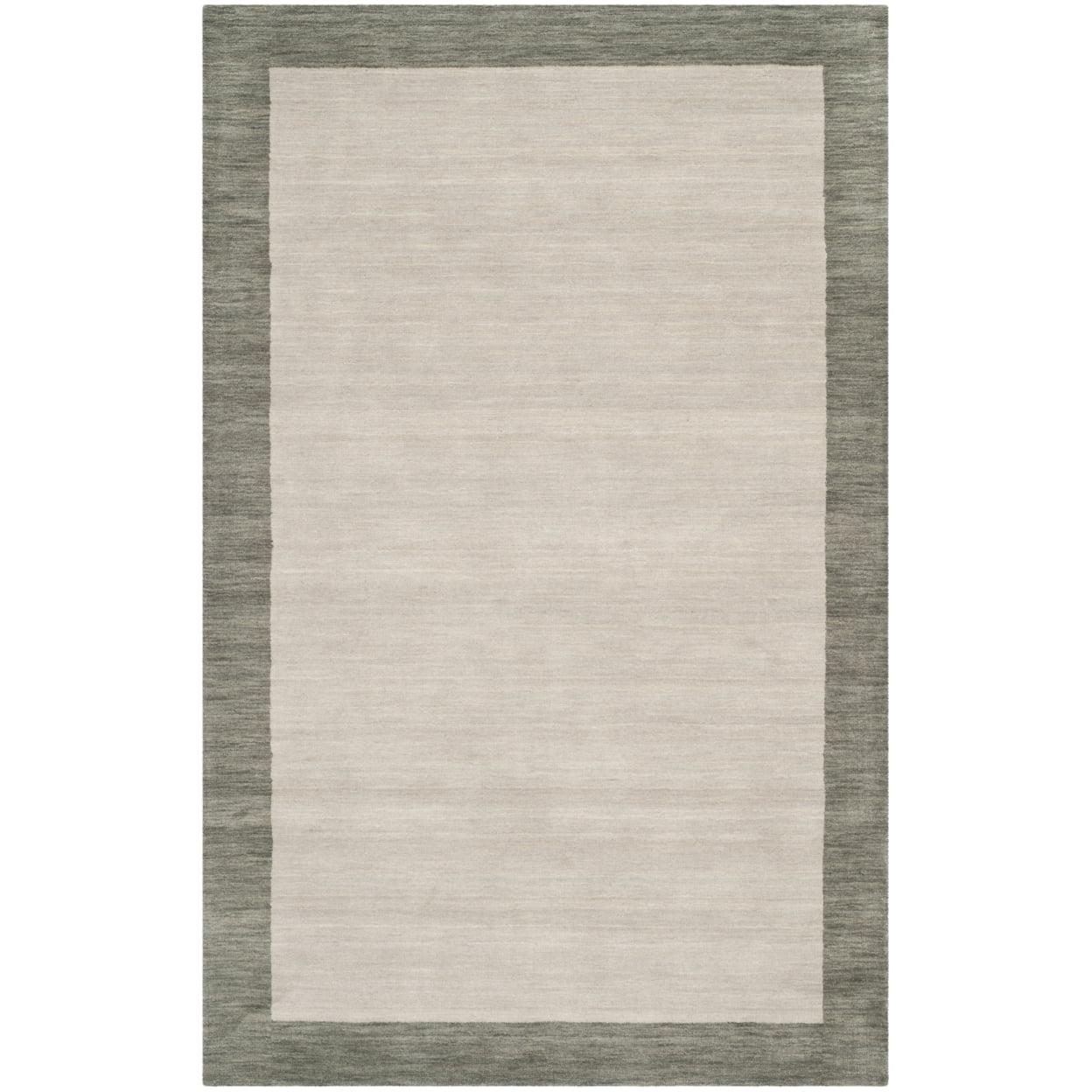 Himalaya HIM580 Hand Loomed Area Rug - Light Grey/Dark Grey - 5'x8' - Safavieh.