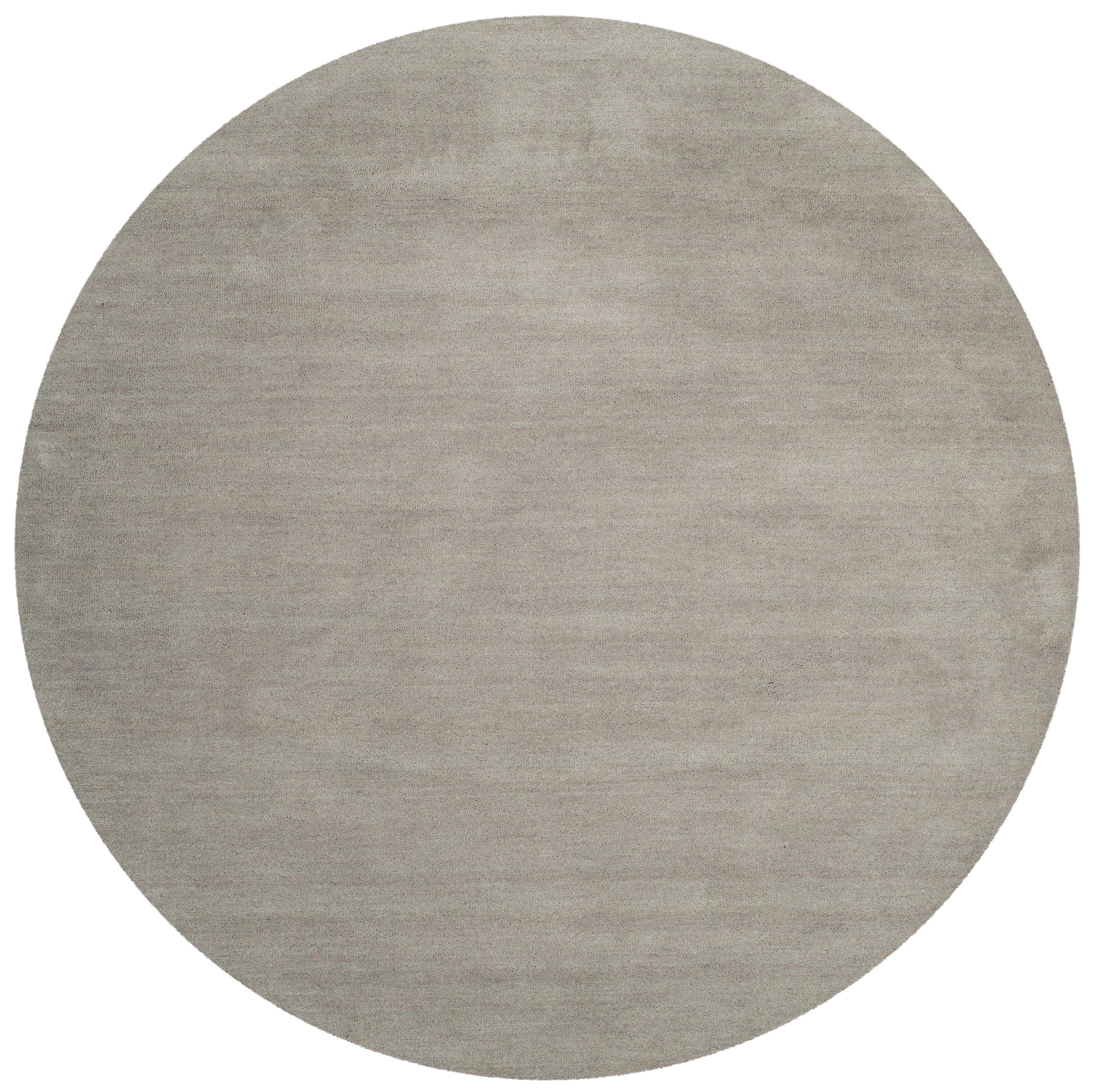 Himalaya HIM610 Handmade Area Rug - 4' Round - Grey - Safavieh