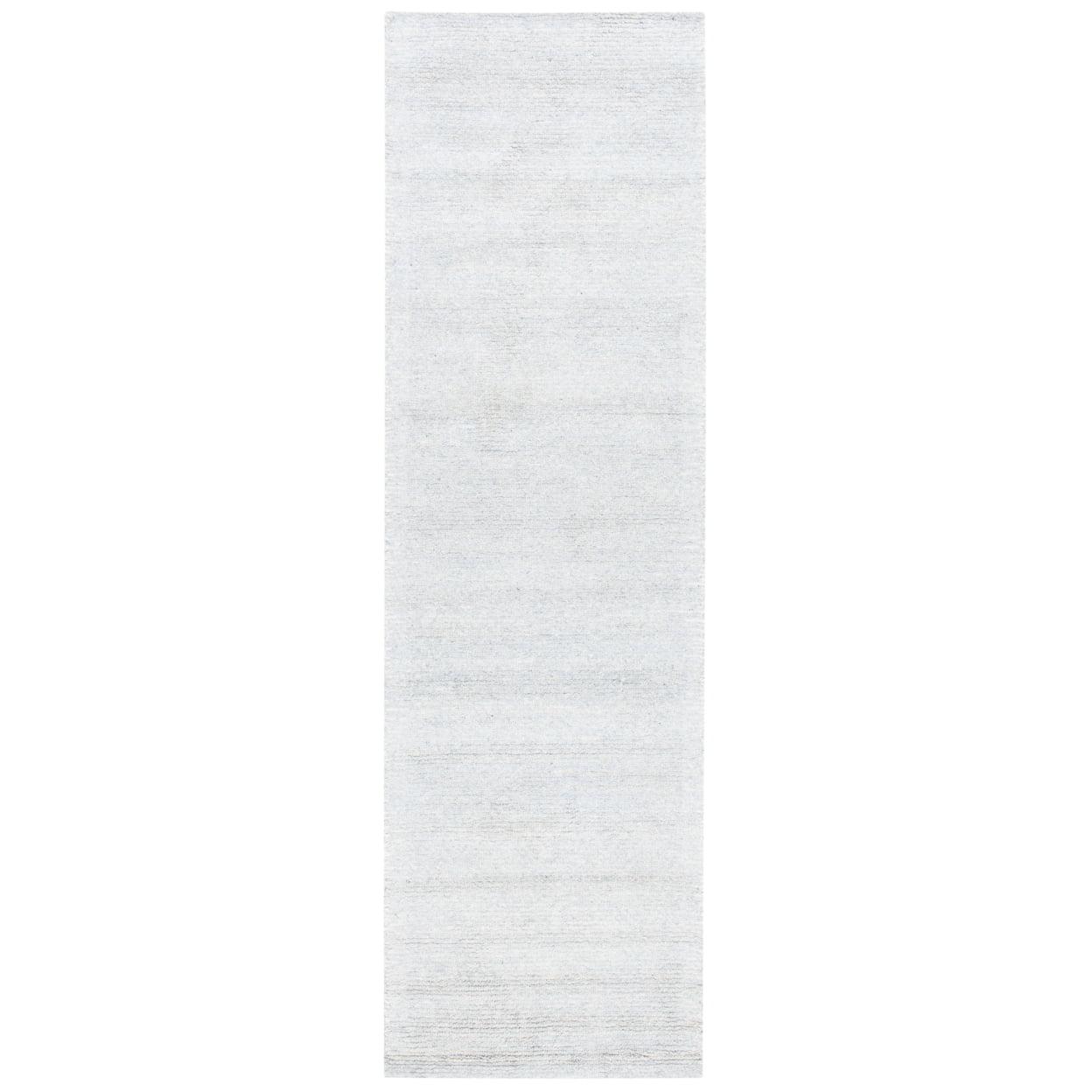 Himalaya HIM153 Hand Tufted Runner Rug - Silver - 2'3"x8' - Safavieh.