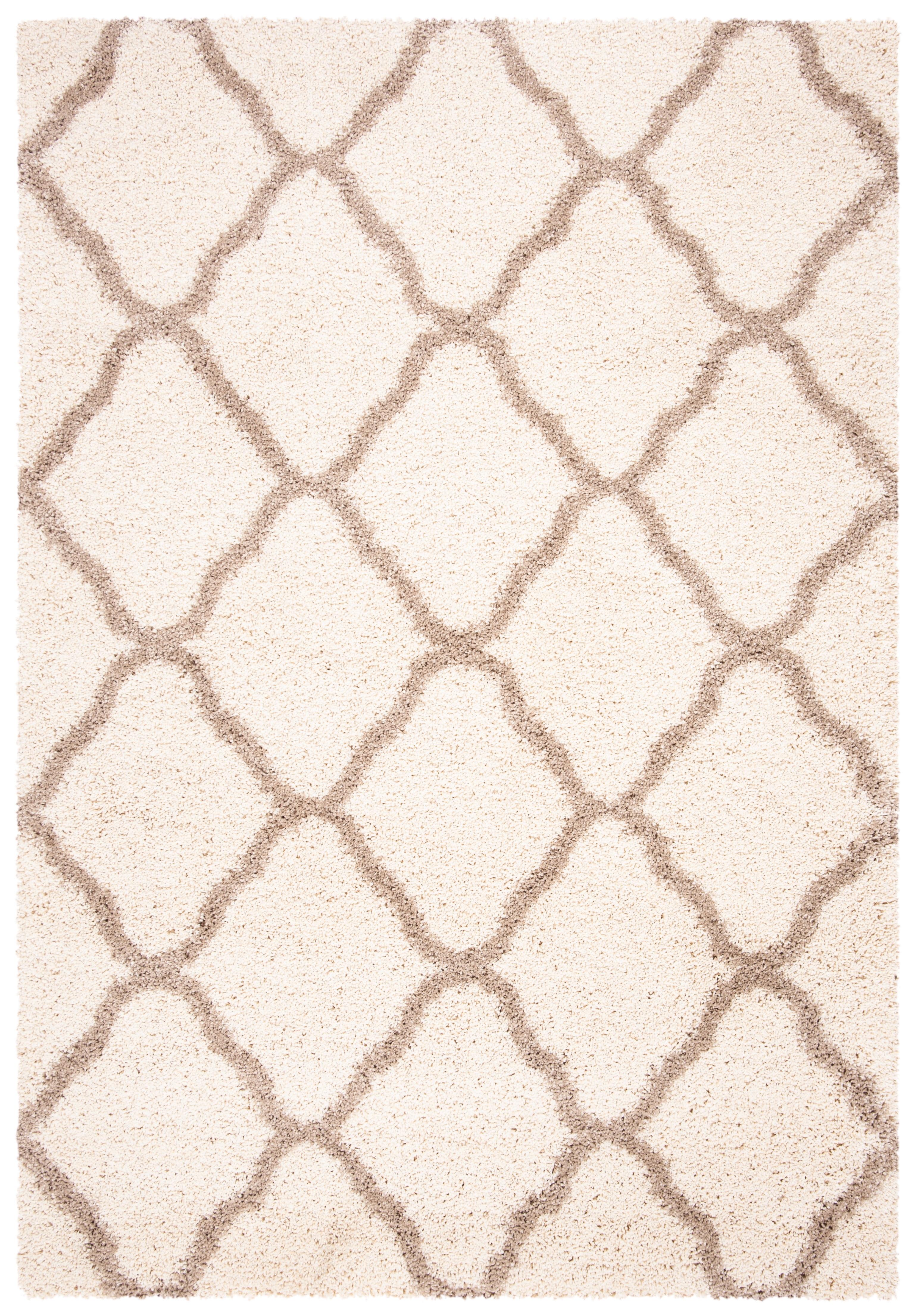 Dallas Shag SGD257 Power Loomed Indoor Area Rug - Ivory/Beige - 8'x10' - Safavieh.